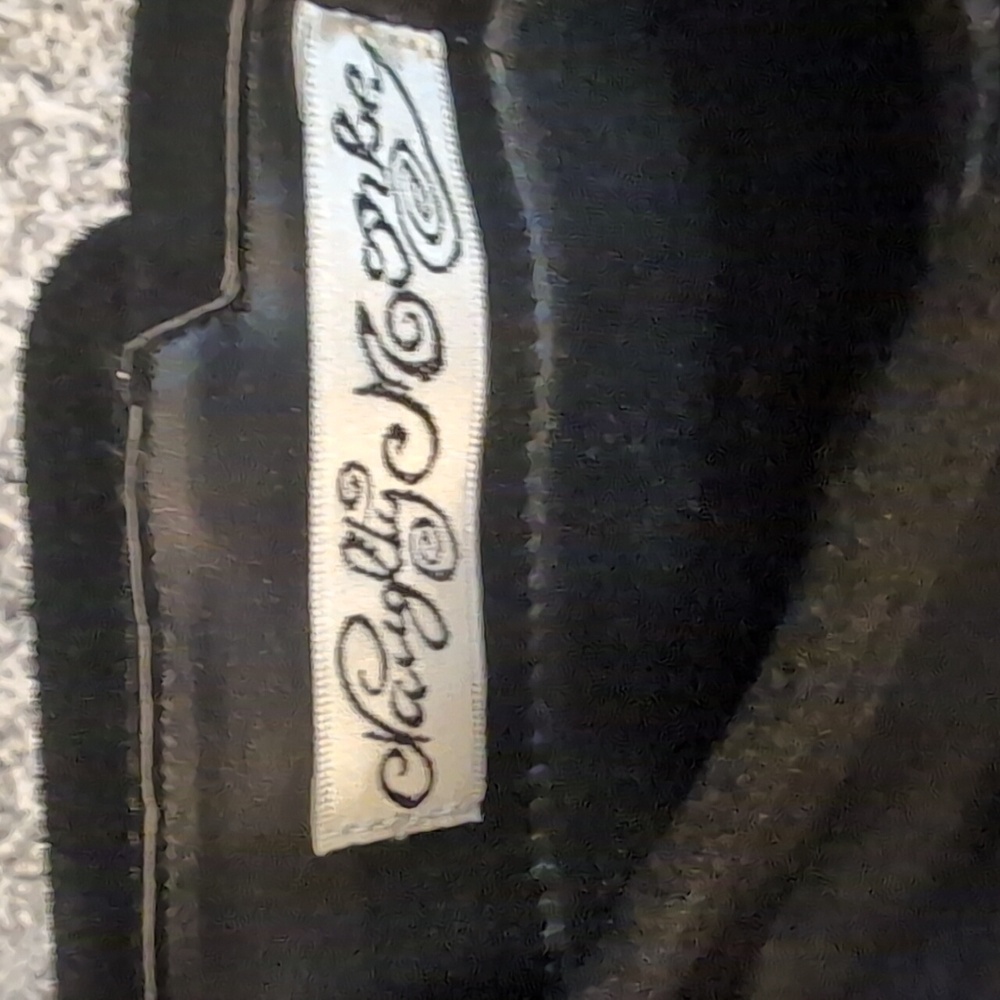 Naughty Monkey Black Suede Heeled Boots with Buckles - Picture 2 of 8